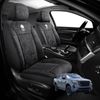 Australian Goose Edition Front Seat Covers for Nissan Navara Dual Cab 2022 - Current (Pro-4X) - Suede, Universal Fit - Black