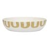 Ecology Nomad Round Dinner Serving Food Bowl 22x5.5cm Amber