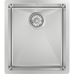 Abey 390 x 445mm Stainless Steel Piazza Single Square Bowl Sink