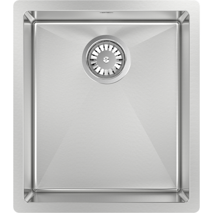 Abey 390 x 445mm Stainless Steel Piazza Single Square Bowl Sink