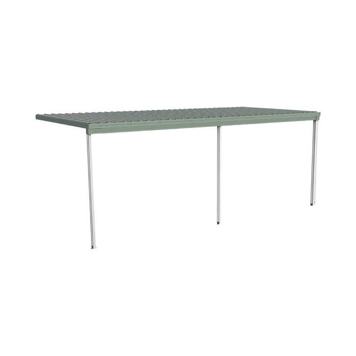 Absco Structures 6.00 x 3.00 x 3.00 Double Patio Cover – Pale Eucalypt