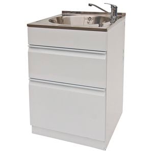 Dissco 565 x 560mm Eco Twin Drawer Tub