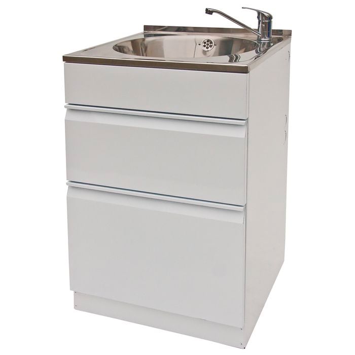 Dissco 565 x 560mm Eco Twin Drawer Tub