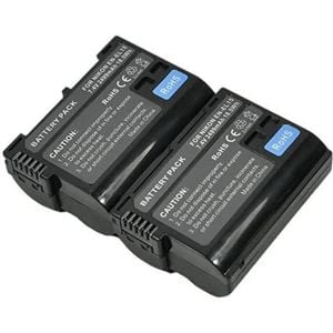 [2 Pack] X En-el15 Battery For Nikon D7000 D7100 D7200 D610 D600 D750 D800 D810 Oz