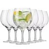 6pc Krosno Harmony 700ml Gin Balloon Glass Glassware Set - Clear