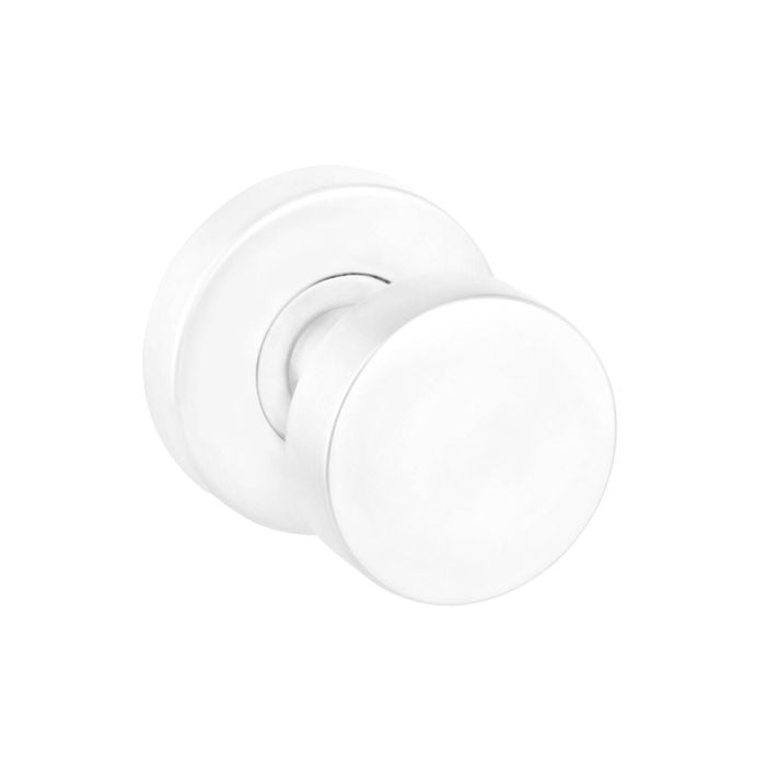 Delf Matte White Marbella Passage Knob Set