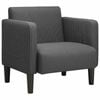 vidaXL Sofa Chair with Armrests Dark Grey 54 cm Corduroy Fabric single sofa