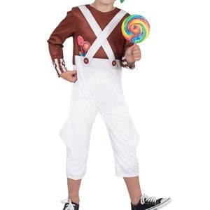 Classic Oompa Loompa Toddler Boys Willy Wonka Costume - Toddler