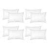 8pc Ardor Boudoir Quilted Microfibre Soft Pillow Protector White 50x75cm