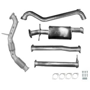 Ignite Exhausts Turbo Back For Ford Ranger Px2/px3 3.2l Cat & Muffler Raw Aluminised Steel