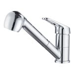 Estilo WELS 5 Star 6L/min 40mm Chrome Pull Out Dual Function Sink Mixer