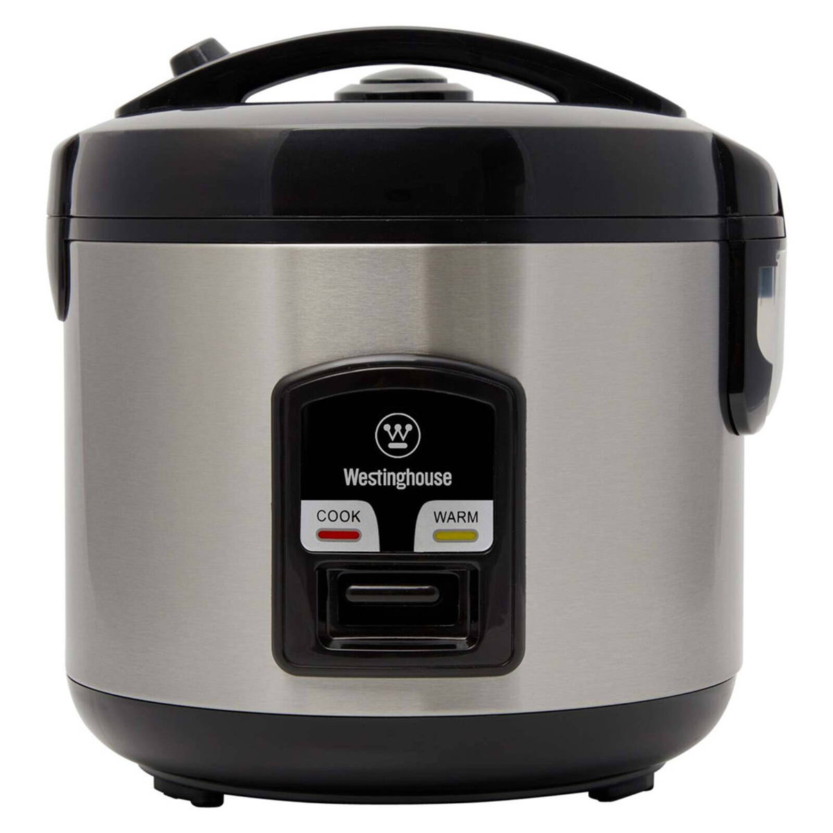 Westinghouse 6 Cup Rice Cooker Stainless Steel w/Keep Warm Function ...