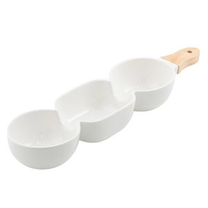 Ladelle Alto Serve & Share 3 Part 40x9.8cm Serve Stick - White