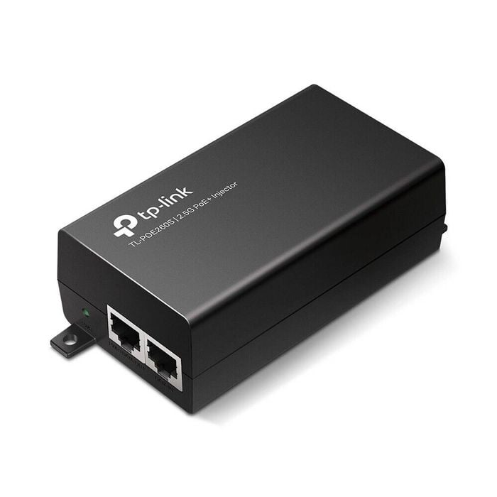 TP-Link TL-POE260S 2.5Gbps PoE+ Injector 30W Plug & Play with Power Cord