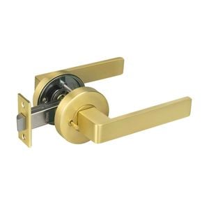 Delf Satin Brass Barcelona Privacy Lever Set