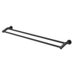 Caroma 900mm Black Cosmo Double Towel Rail