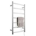 Arlec 7 Bar 65W Stainless Steel  Curved Heated Towel Rail