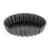 Vogue Mini Quiche Tin Non-stick Removable Base 3 Pack 100mm Baking Pan