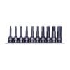 Kincrome 10 Piece 1/2" Drive Socket Hex Rail