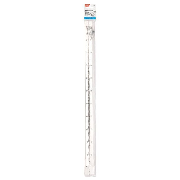 Taskmaster 610 x 27mm Stainless Steel Continuous Hinge - 610 x 27mm Stainless Steel