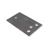 Sunrise 2/3 Hole Universal Coupling Hitch Plate Rectangular 6mm - 3hcpnr