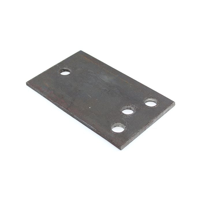 Sunrise 2/3 Hole Universal Coupling Hitch Plate Rectangular 6mm - 3hcpnr