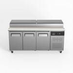 AG Equipment AG 3 Door Saladette Fridge Fits 8 x 1/3 GN Trays - Pizza Prep Fridges (AG-SH3000-700)