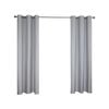 Windoware 180 x 223cm Steel Multi Eyelet Blockout Curtain - 1 Pack
