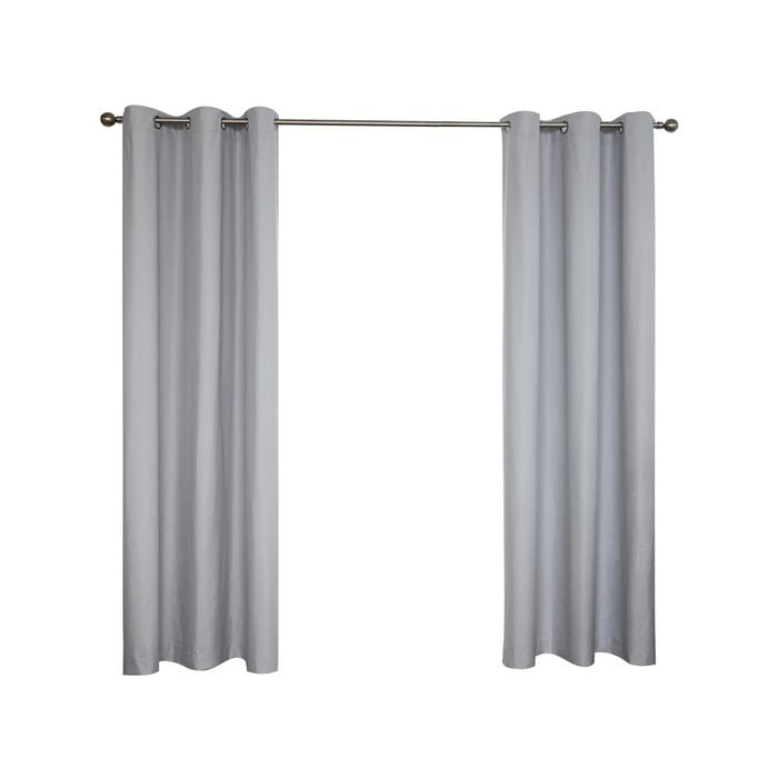Windoware 180 x 223cm Steel Multi Eyelet Blockout Curtain - 1 Pack