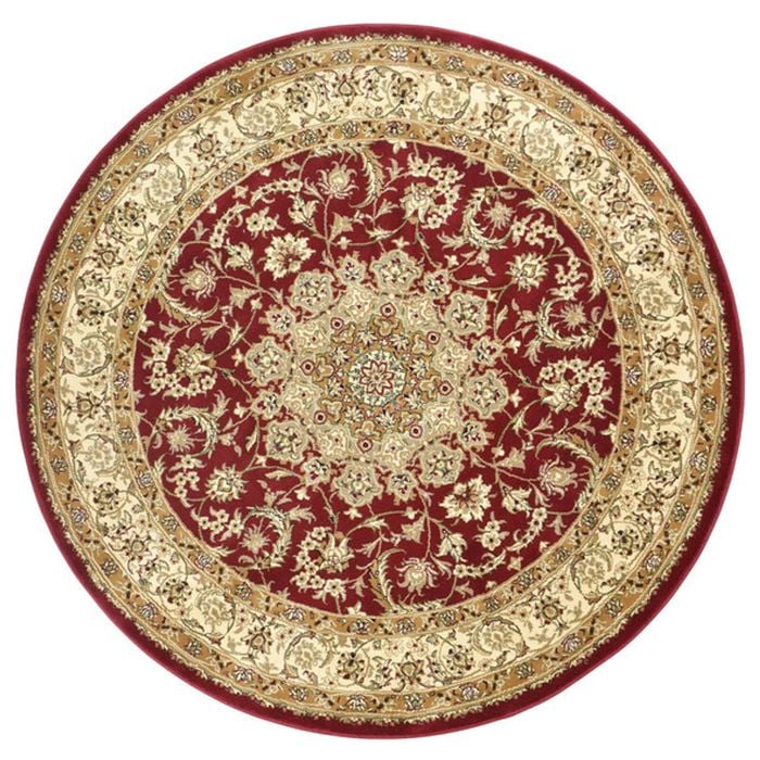 Adelaide 15 200x200 Red Round Rug
