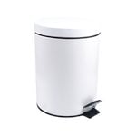 All Set 5L Pedal Bin - White