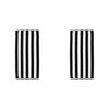 2PK Bambury Cotton Ecobeach Towel Soft 75x150cm - Black