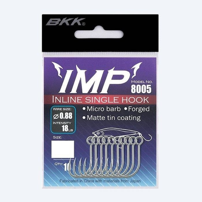 BKK IMP 8005 Inline Single Fishing Hook 1