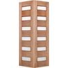 Woodcraft 2040 x 820 x 40mm Internal Bifold Door SD17 Frosted Glass