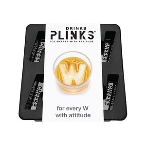 DrinksPlinks Letter W Ice Cube Tray