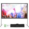 VEVOR 283x237cm Inflatable Movie Screen Black for Outdoor Parties Backyard Movie Night