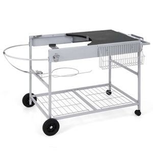Costway Outdoor 46/56cm Kettle Charcoal Grill Table BBQ Kitchen