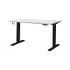 Oikiture Electric Standing Desk Single Motor 1.4m White Tabletop