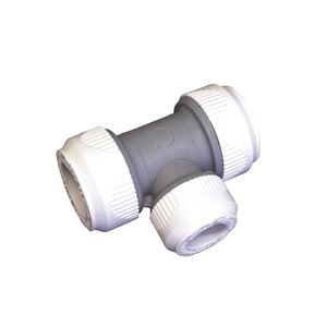 Poly-Fit 20 x 20 x 16mm Push Fit Reducing Tee