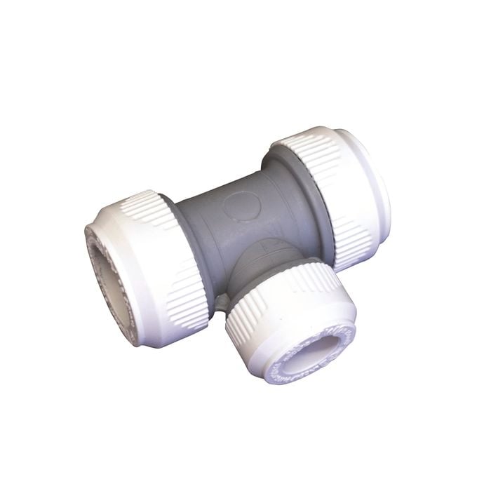 Poly-Fit 20 x 20 x 16mm Push Fit Reducing Tee
