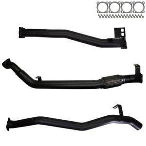 Ignite Exhausts Turbo Back For Toyota Landcruiser 76 Series V8 Wagon 3" No Cat With Pipe 409 Stainless Steel