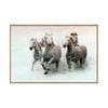 Artey | Run and Splash - Framed Canvas - Natural Frame - 100 x 150cm