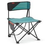 Low Folding Camping Chair - MH100 - Grey Blue
