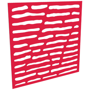 ProtectorAl 300-1200mm x 300-1200mm Light Red/Gloss White Slate Unframed Composite Deco Panel