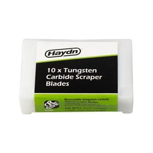 Haydn Tungsten Carbide Tipped Scraper Replacement Blade - 10 Pack
