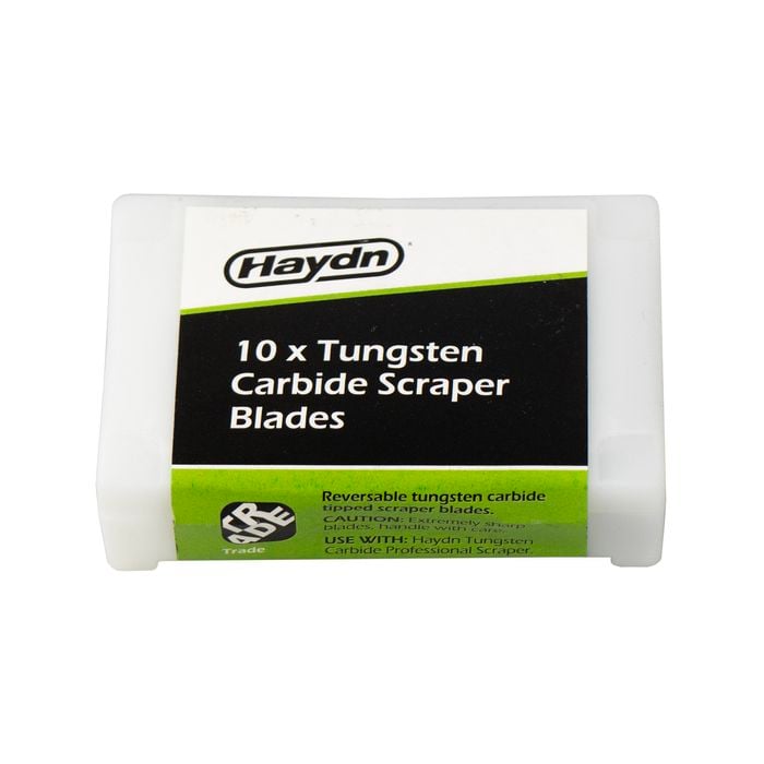 Haydn Tungsten Carbide Tipped Scraper Replacement Blade - 10 Pack