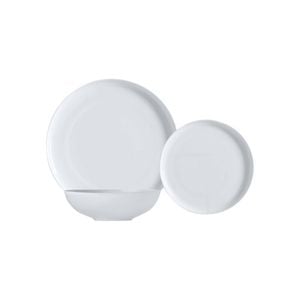 Maxwell & Williams Cashmere Mansion High Rim 12 Piece Dinner Set - White - White | One size | EF0070