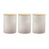 Baccarat Le Connoisseur Canister Set Of 3 - Cream