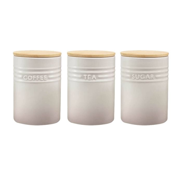 Baccarat Le Connoisseur Canister Set Of 3 - Cream