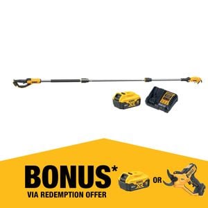 DeWALT 18V XR Pole Pruner 5.0Ah Kit DCMPP569P1-XE